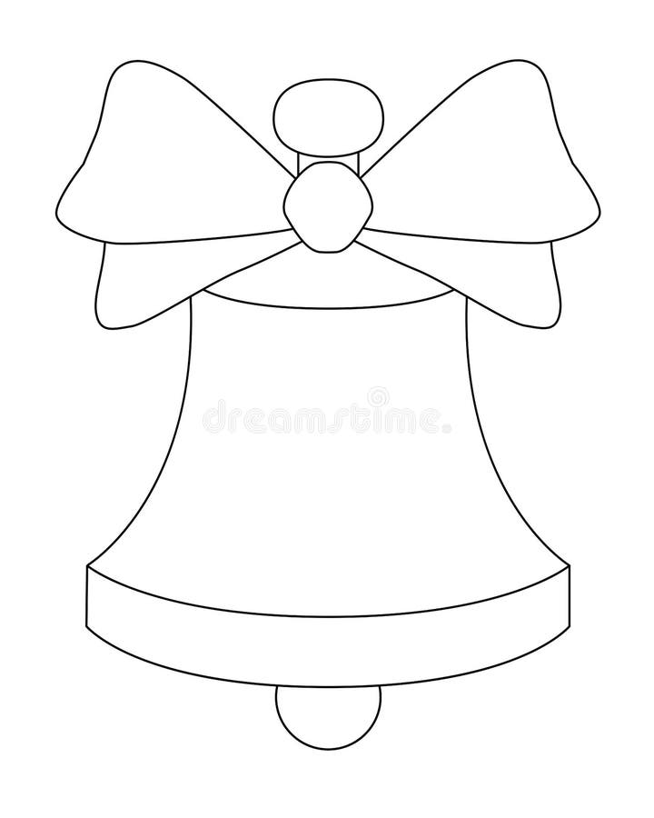 Desenho De Página De Colorir Do Sino De Natal. Natal. Ano Novo. Livro De  Colorir Para Crianças Royalty Free SVG, Cliparts, Vetores, e Ilustrações  Stock. Image 69804289