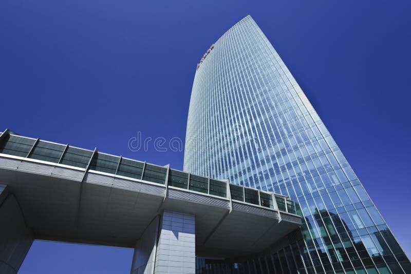 Sinosteel Headquarters at Night, Beijing, China Editorial Stock Image