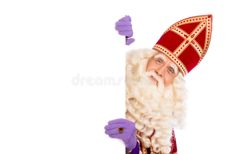 Sinterklaas isolated on withe