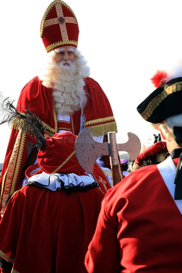 Sinterklaas and retinue