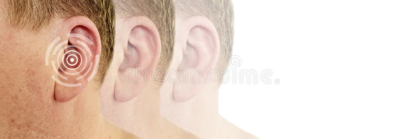 Sintomo maschio di difetto di perdita dell'udito
