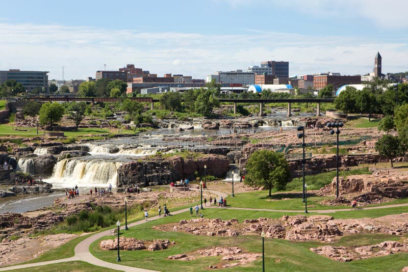 Sioux Falls Park South Dakota Skyline