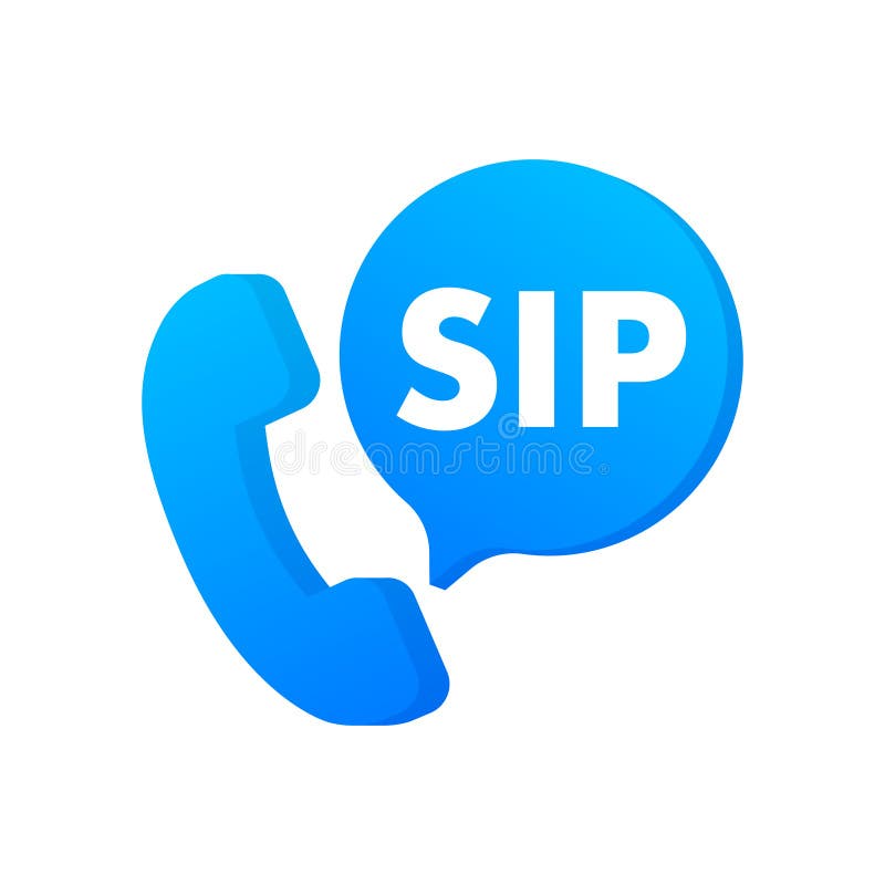 Sip Call Icon, Sign, Label. Vector Stock Illustration Stock Vector Illustration of phone