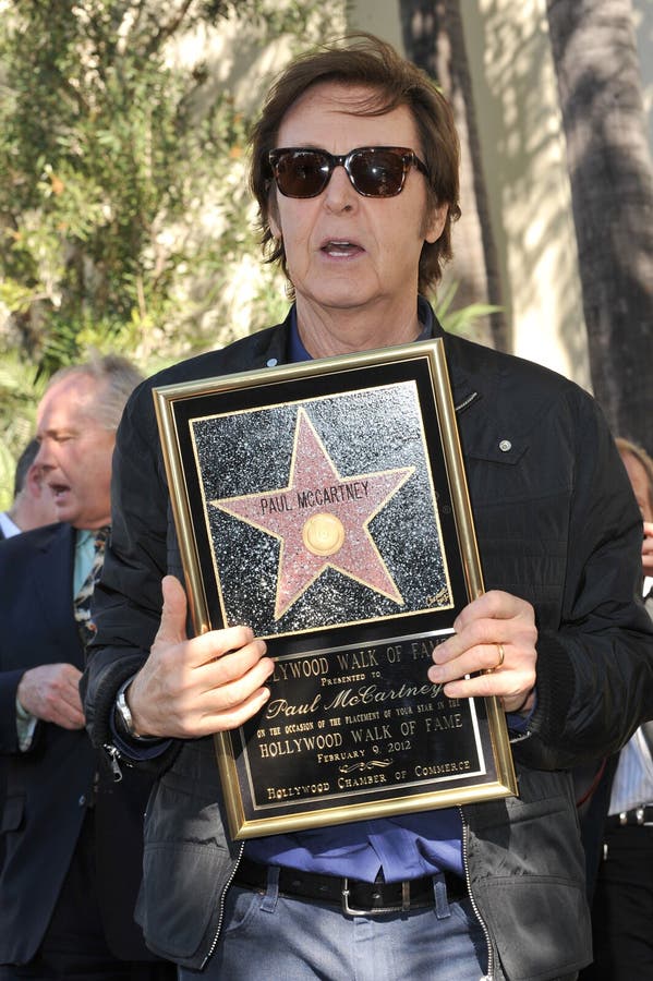 Sir Paul McCartney stock image