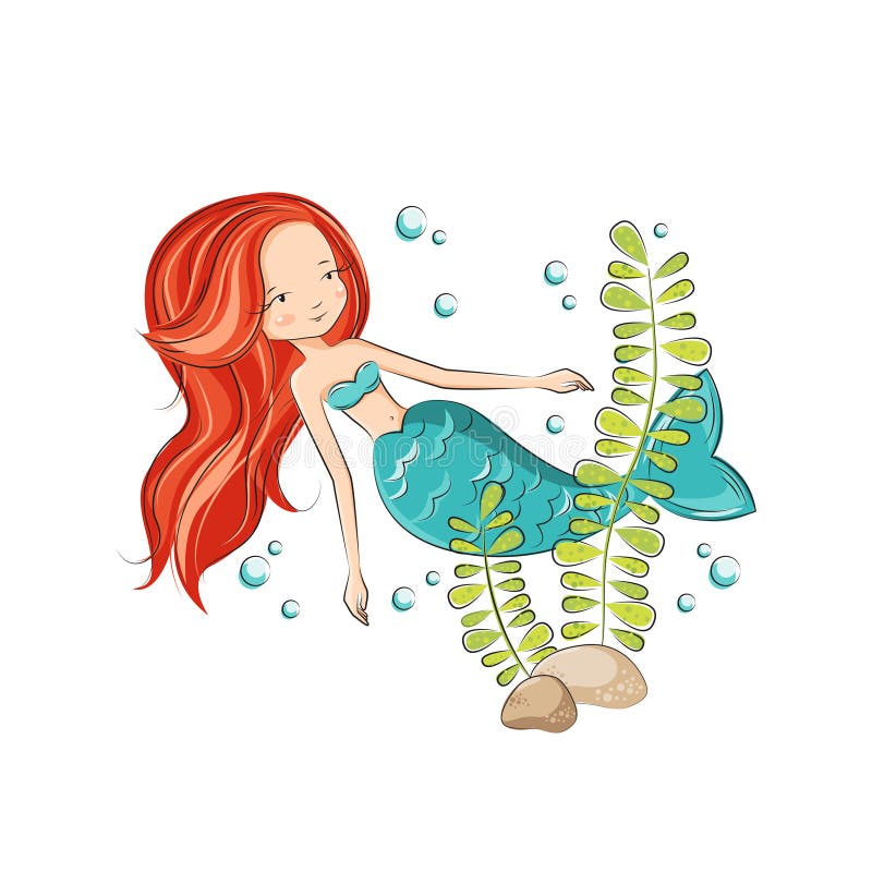 Sirena linda libre illustration Sirena linda libre illustration