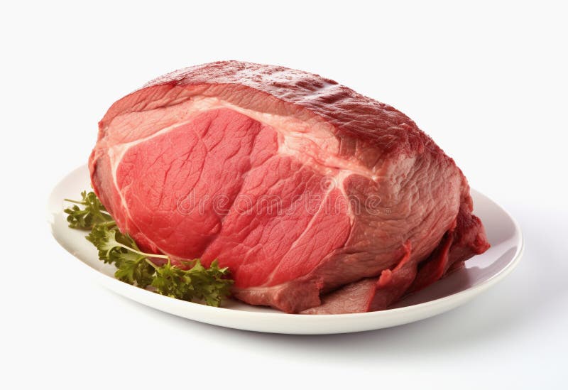 Sirloin-geschnittenes Rinderbraten stock abbildung