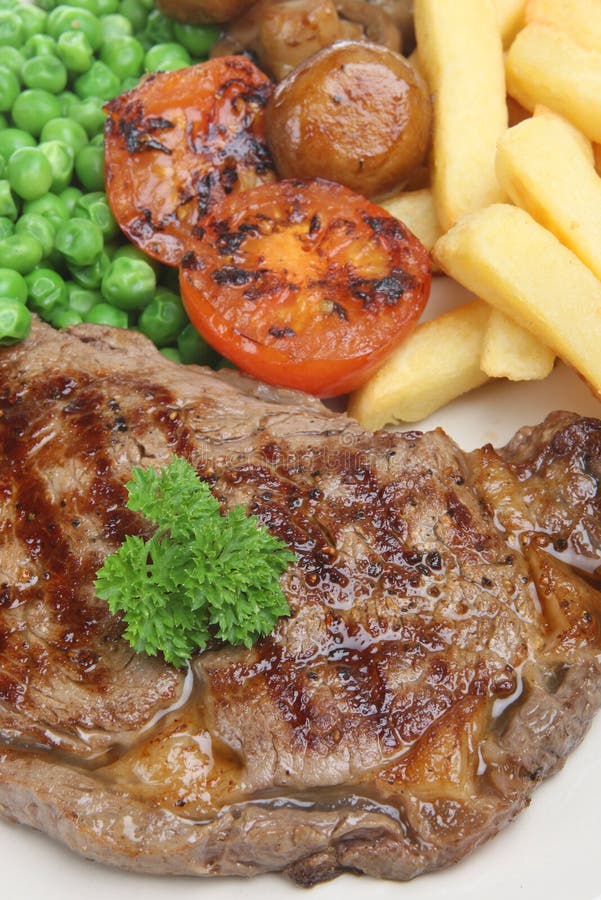 Sirloin Steak Dinner stock image. Image of sirloin, meat 7716689