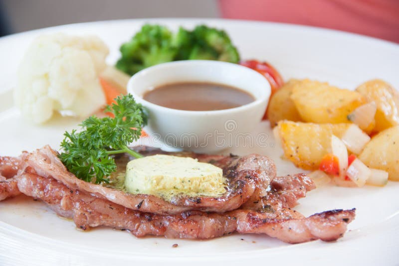 Sirloin steak stock photo. Image of beep, steak, meal 48723420