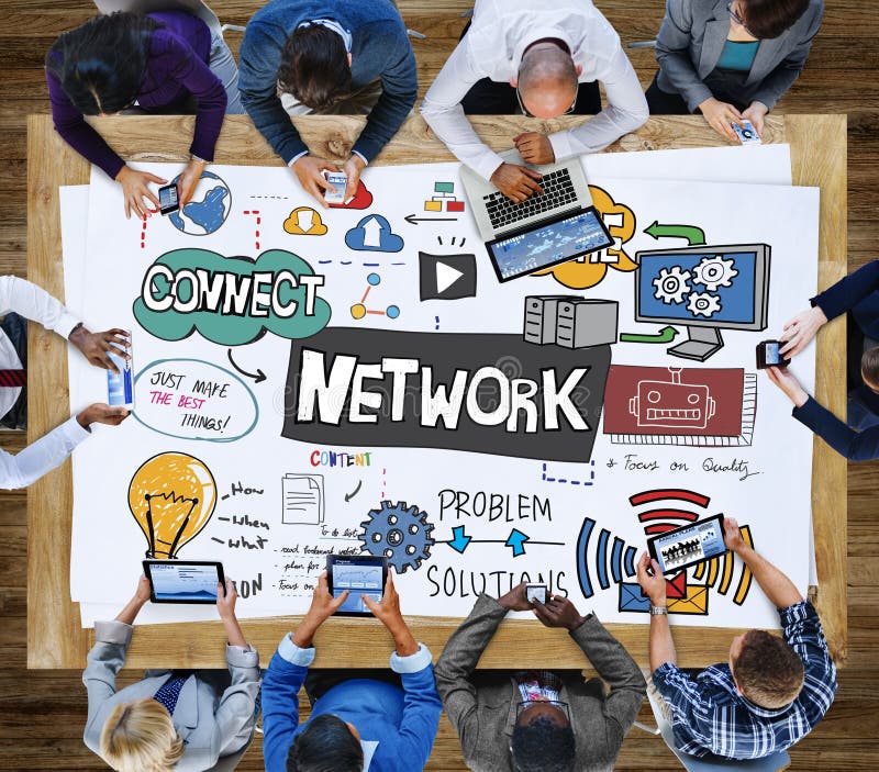 Sistema Conce di tecnologia del collegamento delle comunicazioni globali della rete fotografia stock libera da diritti Sistema Conce di tecnologia del collegamento delle comunicazioni globali della rete fotografia stock libera da diritti
