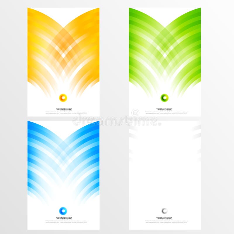 Sistema de banderas modernas del vector con las líneas stock de ilustración Sistema de banderas modernas del vector con las líneas stock de ilustración