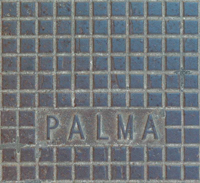 Sistema de esgoto de Palma de Mallorca fotos de stock royalty free