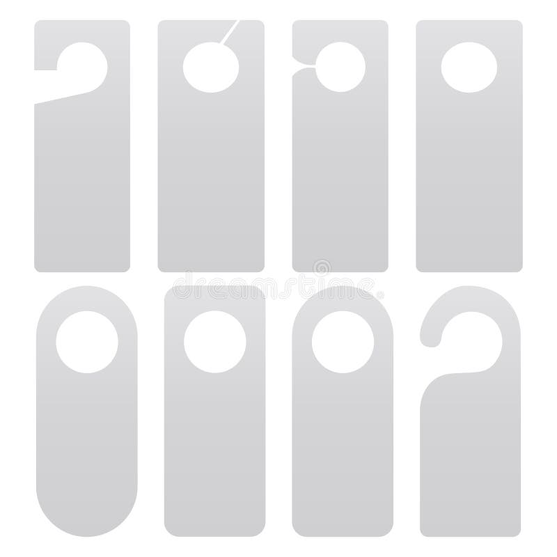 Sistema de la suspensión de puerta aislado en el fondo blanco ilustración del vector Sistema de la suspensión de puerta aislado en el fondo blanco ilustración del vector