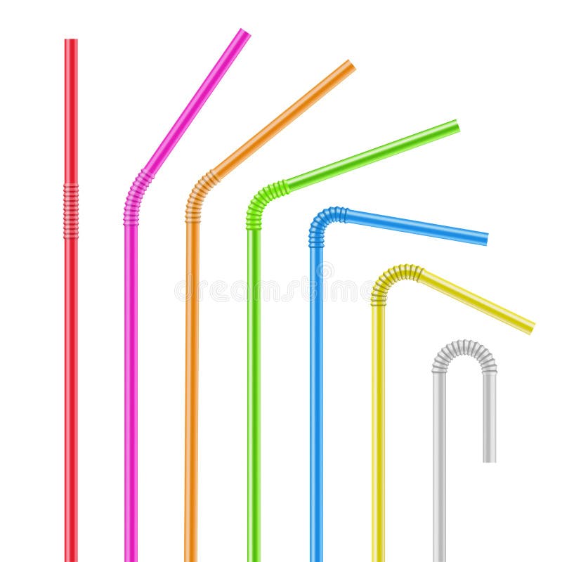 Sistema de las pajas de beber, bebida y refresco del cóctel libre illustration Sistema de las pajas de beber, bebida y refresco del cóctel libre illustration