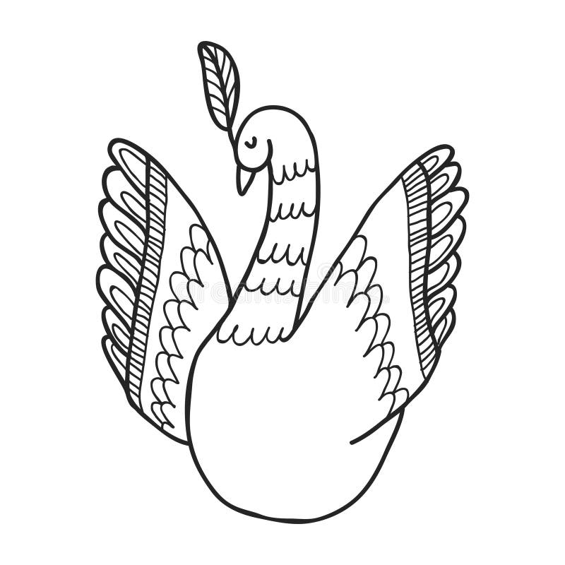 Sistema de Maharajá Garden Pájaro Página que colorea ilustración del vector Sistema de Maharajá Garden Pájaro Página que colorea ilustración del vector