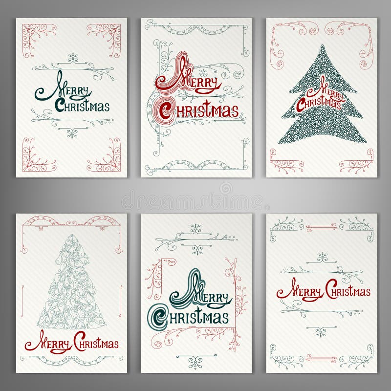 Sistema de tarjetas de felicitación de la Navidad