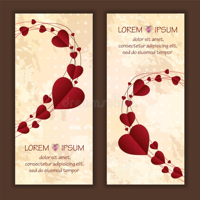 Sistema de tarjetas tribales étnicas del amor del vector del garabato libre illustration Sistema de tarjetas tribales étnicas del amor del vector del garabato libre illustration
