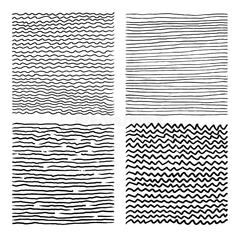 Sistema del modelo abstracto exhausto de la mano con las líneas exhaustas de la mano, movimientos Cepillos del Grunge, rayas ondu libre illustration Sistema del modelo abstracto exhausto de la mano con las líneas exhaustas de la mano, movimientos Cepillos del Grunge, rayas ondu libre illustration