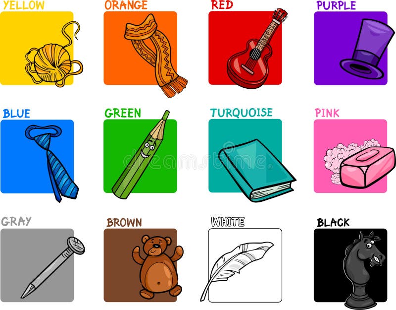 Sistema educativo de los colores primarios stock de ilustración Sistema educativo de los colores primarios stock de ilustración