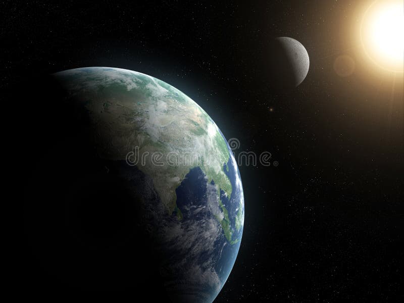 Sistema Solar ilustração do vetor