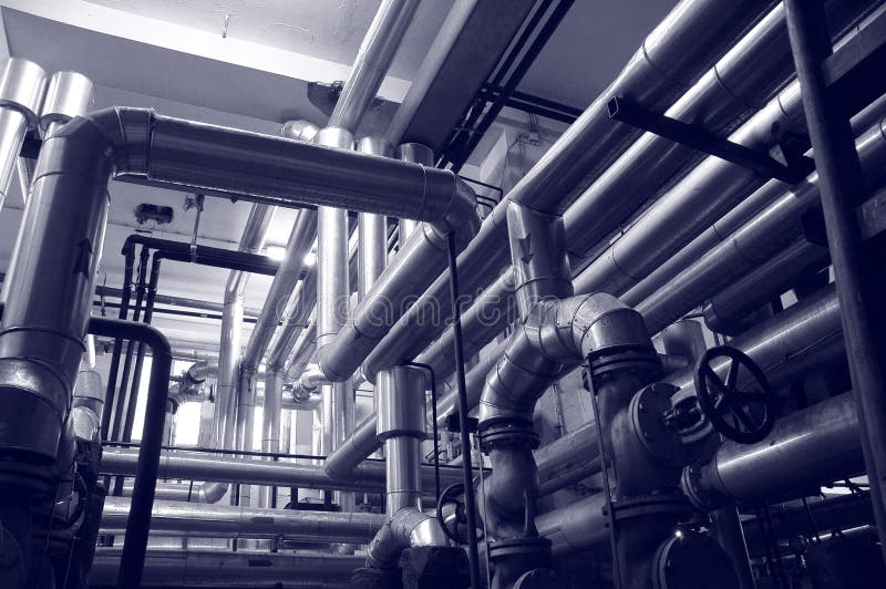 Sistemi del gas e di olio di industria immagine stock Sistemi del gas e di olio di industria immagine stock