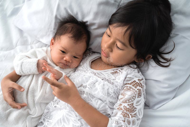 Mother Breastfeeding Her Newborn Child Stock Image - Image of family ...