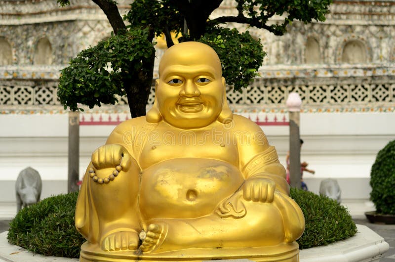 Sit fat buddha stock photo. Image of thailand, asia, sculpture 48392754