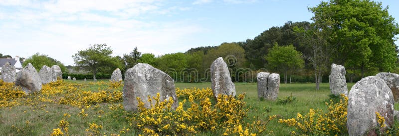Site de Carnac photo stock Site de Carnac photo stock
