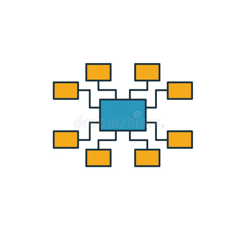 Sitemap icon. Simple element from seo icons collection. Creative Sitemap icon ui, ux, apps, software and infographics. stock illustration Sitemap icon. Simple element from seo icons collection. Creative Sitemap icon ui, ux, apps, software and infographics. stock illustration