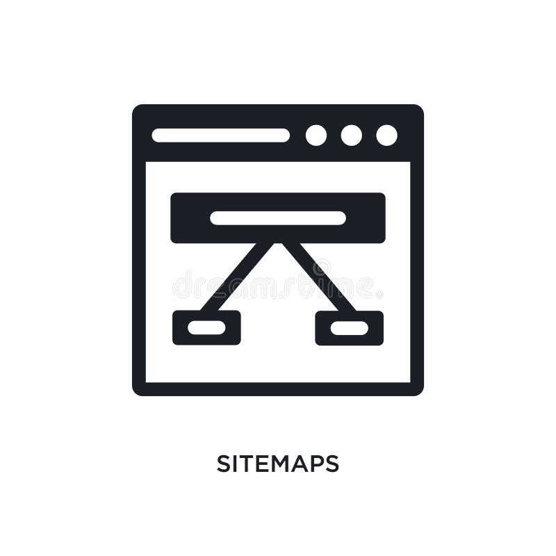 sitemaps被隔绝的象 从技术概念象的简单的元素例证 sitemaps编辑可能的商标标志标志设计 向量例证 sitemaps被隔绝的象 从技术概念象的简单的元素例证 sitemaps编辑可能的商标标志标志设计 向量例证
