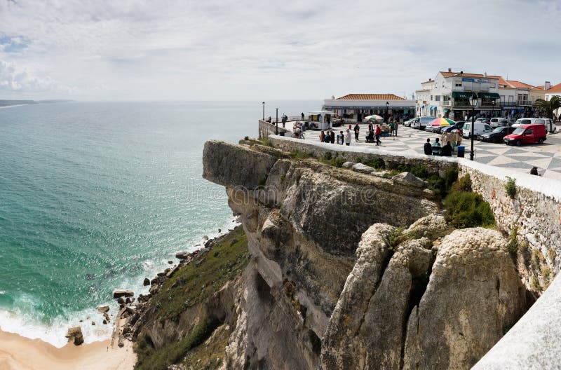 Sitio DA Nazare, Nazare, Leiria, Portugal Photographie éditorial