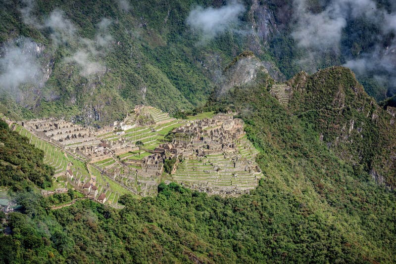 Sito archeologico di Machu Picchu, Perù immagine stock libera da diritti Sito archeologico di Machu Picchu, Perù immagine stock libera da diritti