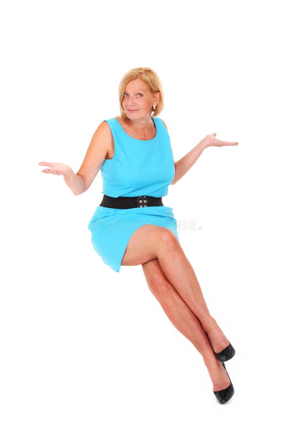 Sitting in the air stock photos