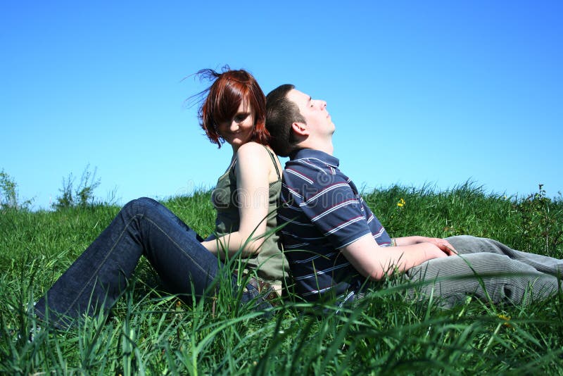 Sitting couple