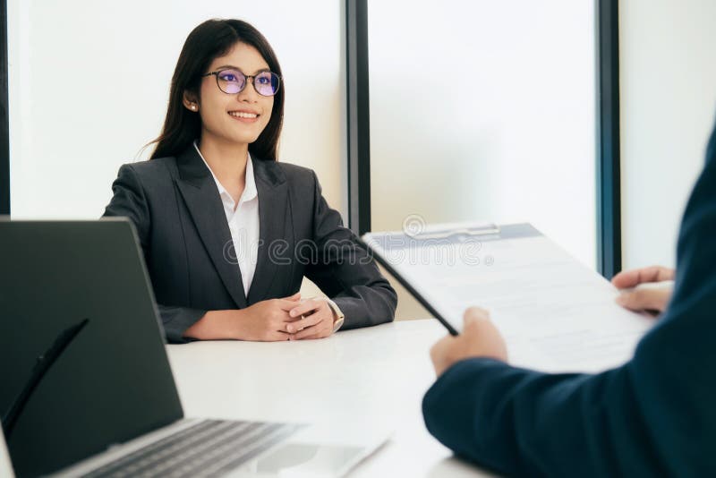 Situação de negócio, conceito da entrevista de trabalho fotos de stock royalty free Situação de negócio, conceito da entrevista de trabalho fotos de stock royalty free