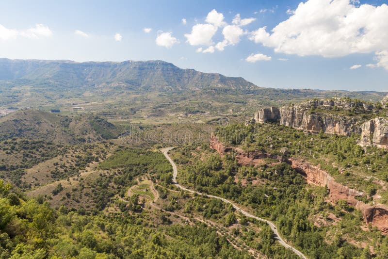 Siurana山在西班牙，塔拉贡纳