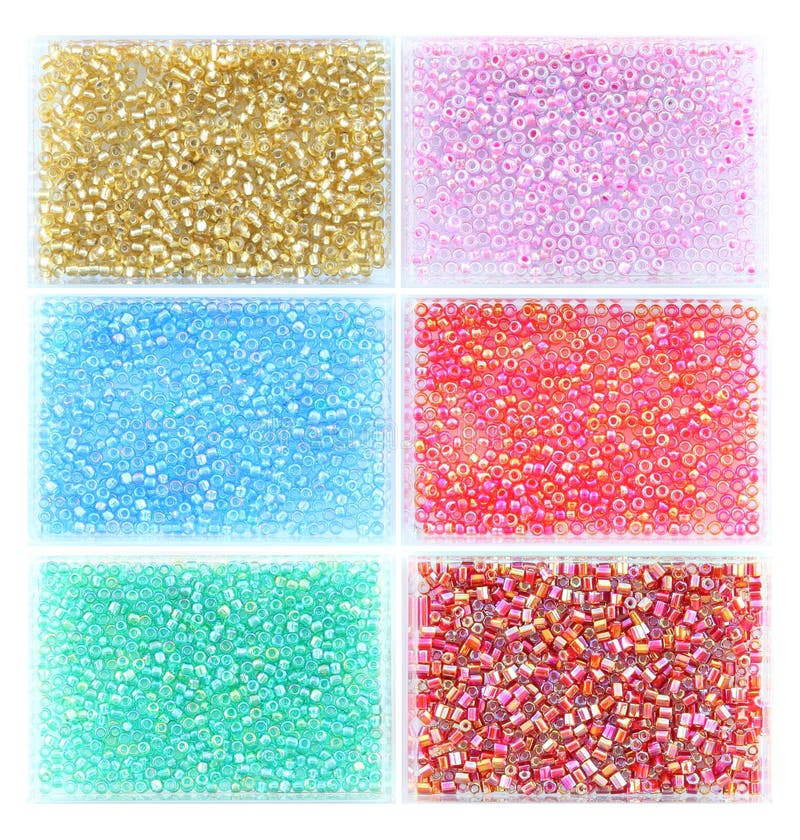 Six color bead in box