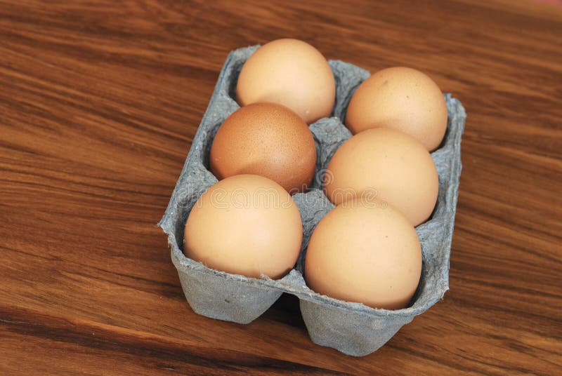 Six eggs stock image. Image of clean, color, healthy 14670057