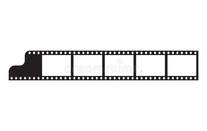 Six Frames of 35 Mm Film Strip Edge Stock Vector - Illustration of ...