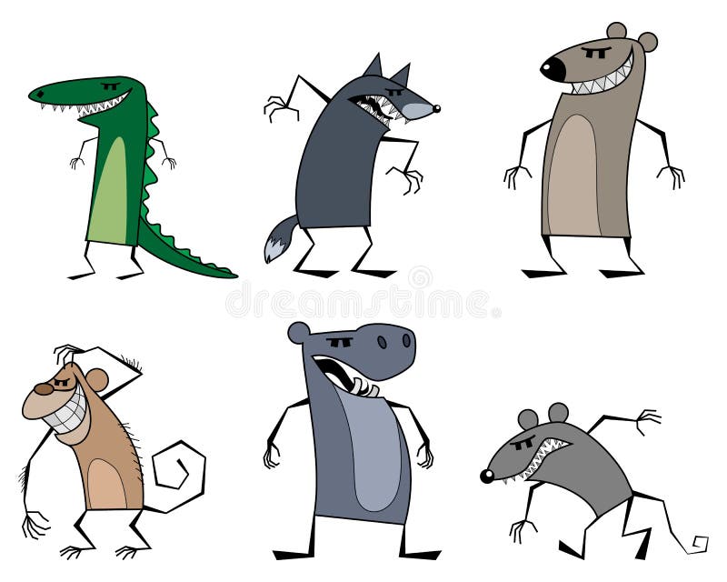 Cartoon Strange Animals Stock Illustrations – 379 Cartoon Strange Animals  Stock Illustrations, Vectors & Clipart - Dreamstime