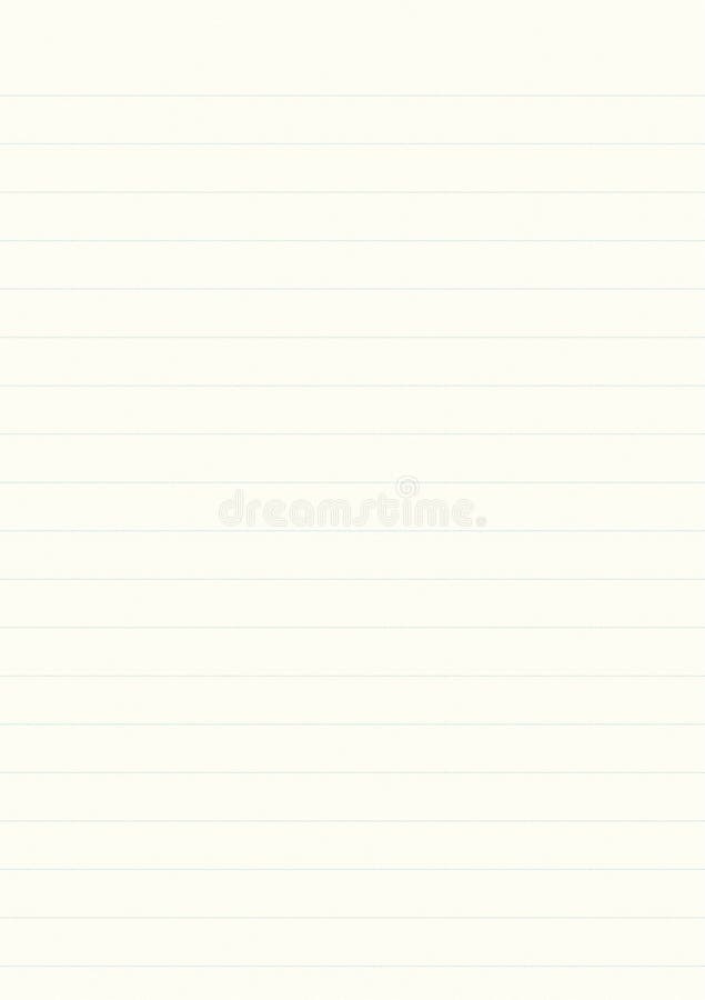 A4 Size Paper, Horizontal Lines with Small, Light Blue Strokes on Vintage  Cream Colored Paper. Illustration Abstract Background Stock Image - Image  of page, learning: 218984417