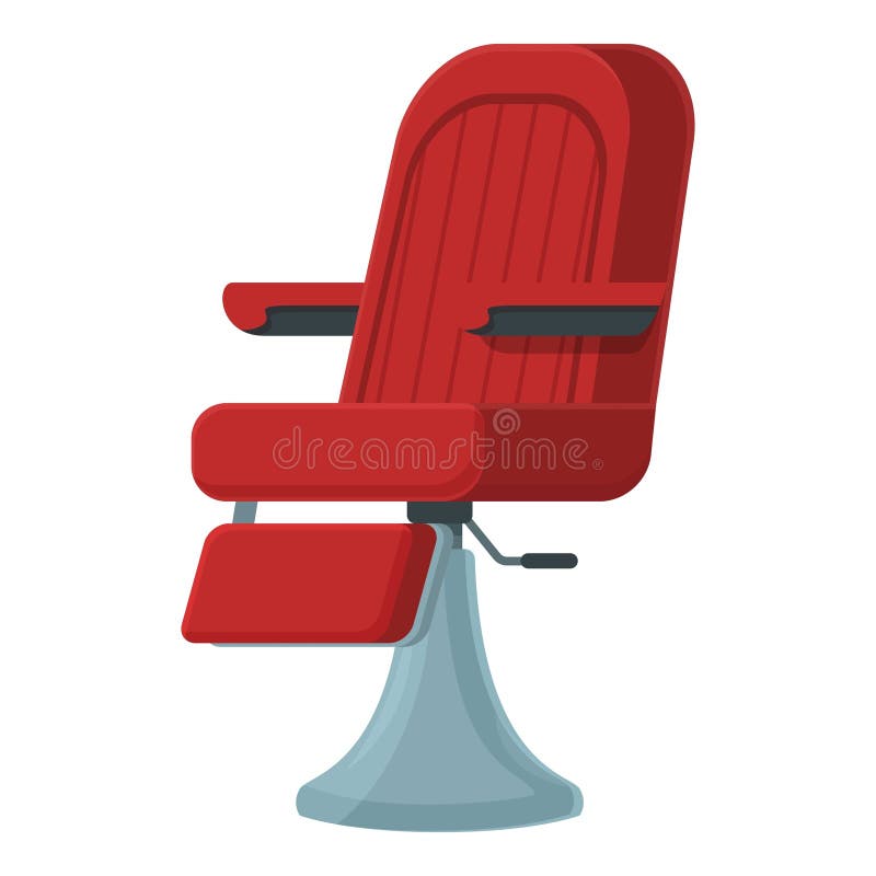 Leather barber seat icon cartoon . Studio service. Object shave. Leather barber seat icon cartoon . Studio service. Object shave