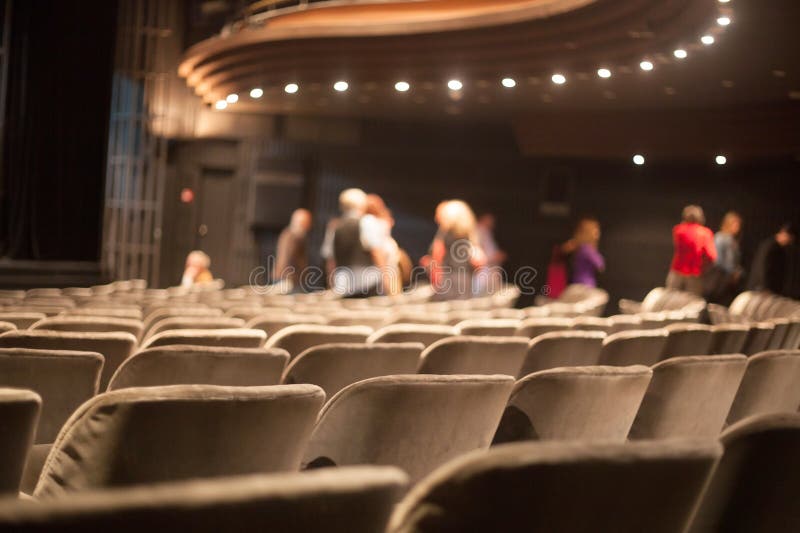Sièges d'auditorium photos stock