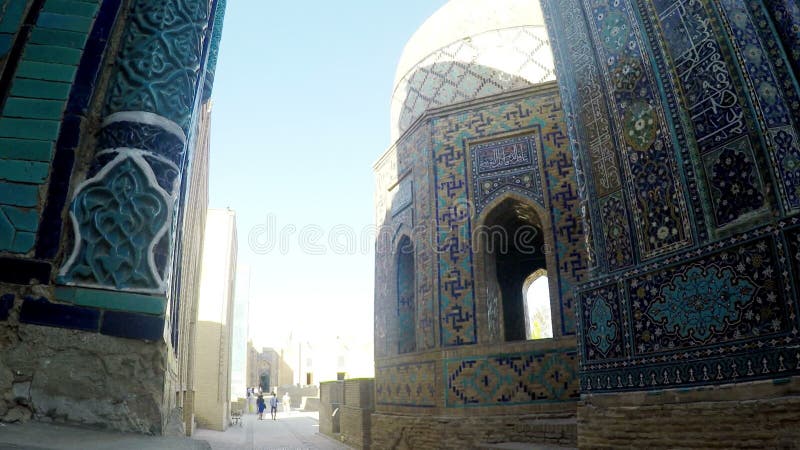 Sjah-I-Zinda herdenkings complex, necropool in Samarkand, Oezbekistan Unesco-Werelderfenis