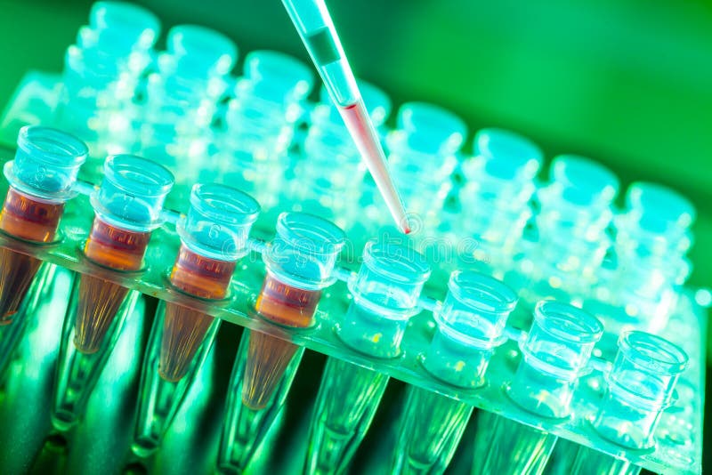Sjukdomar för laboratoriumforskningcancer, kugge med RNAprövkopior