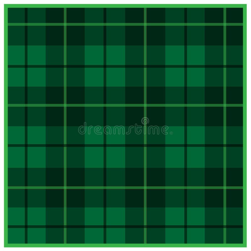 Green Scottish tartan stock illustration. Illustration of scotland