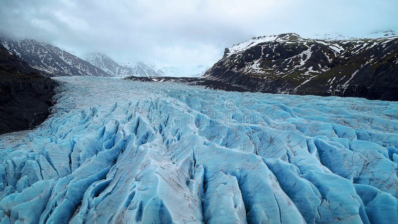Skaftafell lodowiec, Vatnajokull park narodowy w Iceland