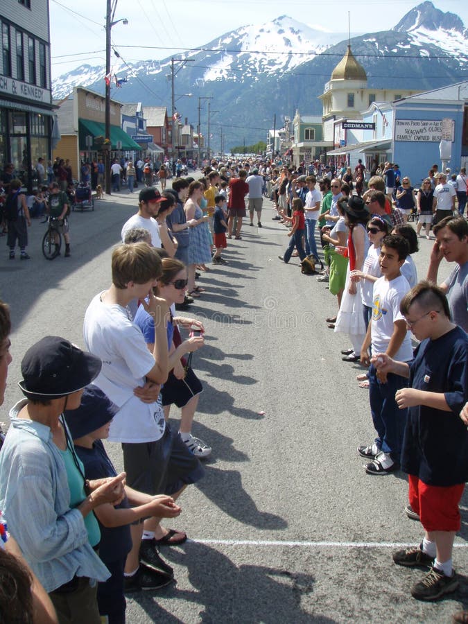 Skagway Alaska 4th of July Egg Toss Editorial Photography Image of