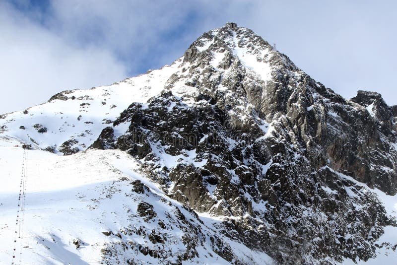 Skalnaté pleso a Lomnický štít