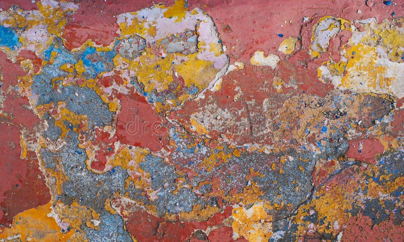 Skalning av målarfärg på sömlös textur för vägg Modell av lantligt blått grungematerial royaltyfri fotografi Skalning av målarfärg på sömlös textur för vägg Modell av lantligt blått grungematerial royaltyfri fotografi