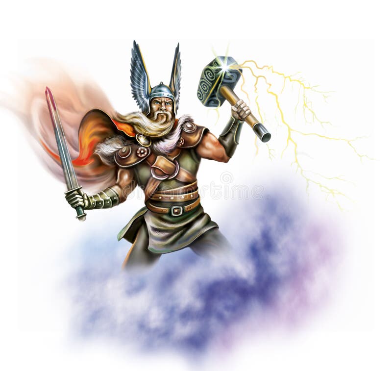 Thor Stock Illustrationen Vektoren Kliparts 1 293 Stock Illustrationen